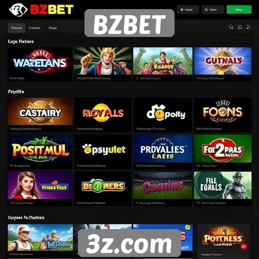 Exploração das opções de jogos disponíveis no BZBET